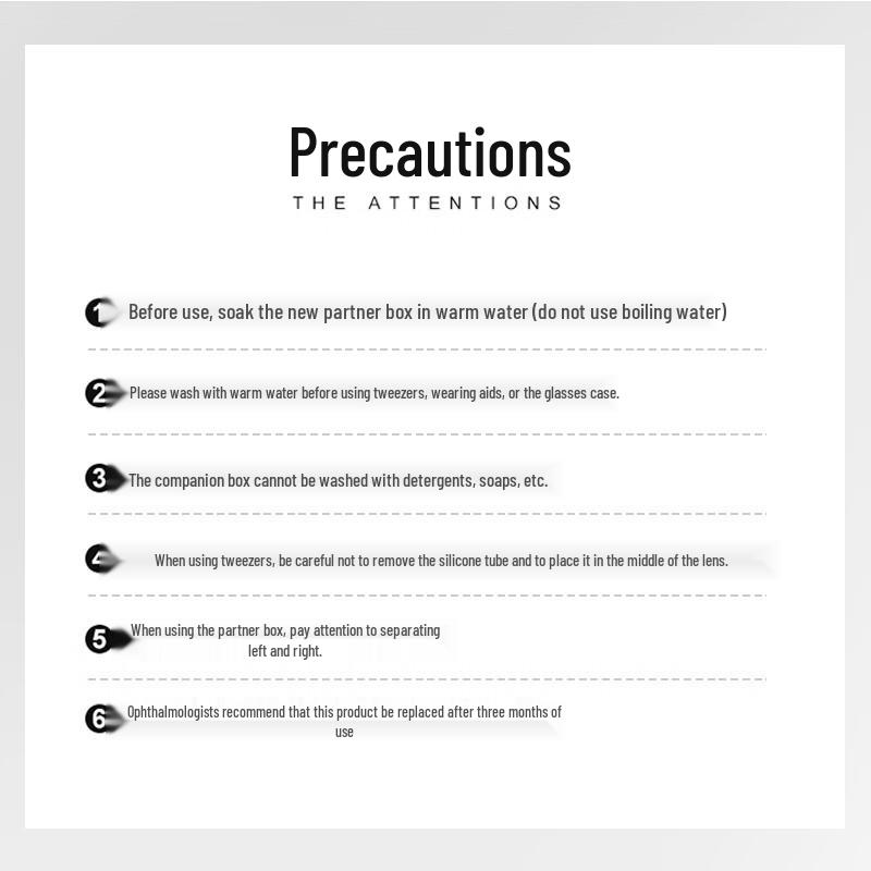 Tragbares All-in-One Kontaktlinsen-Reiseset