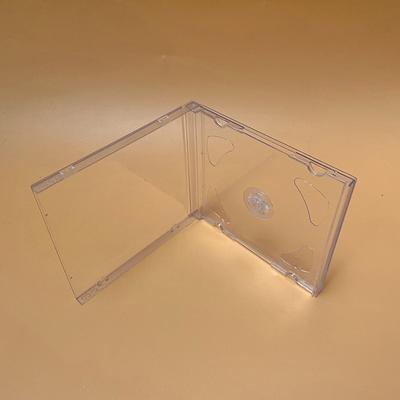 Prázdný obal na Cd Pp Plast Mléčně průhledný Pouzdro na Cd Kapacita obalu na 2 disky
