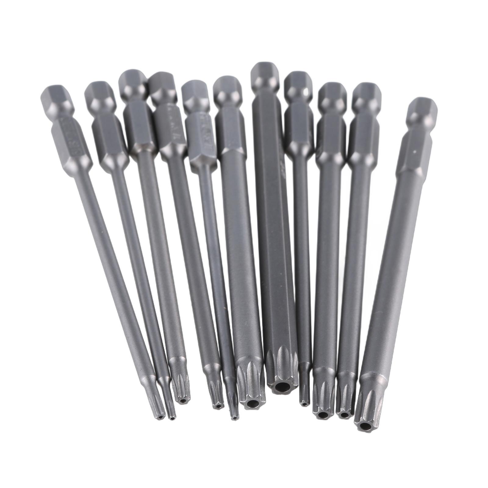 

Набор бит Security Blossom 50/100 мм, шестигранный хвостовик 1/4 дюйма, магнитная отвертка Star с защитой от несанкционированного доступа, набор бит, магнитная отвертка 100