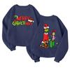 Children's Fashionable Lightweight Long-sleeved Round Neck Pullover With Pockets Printed Pullover