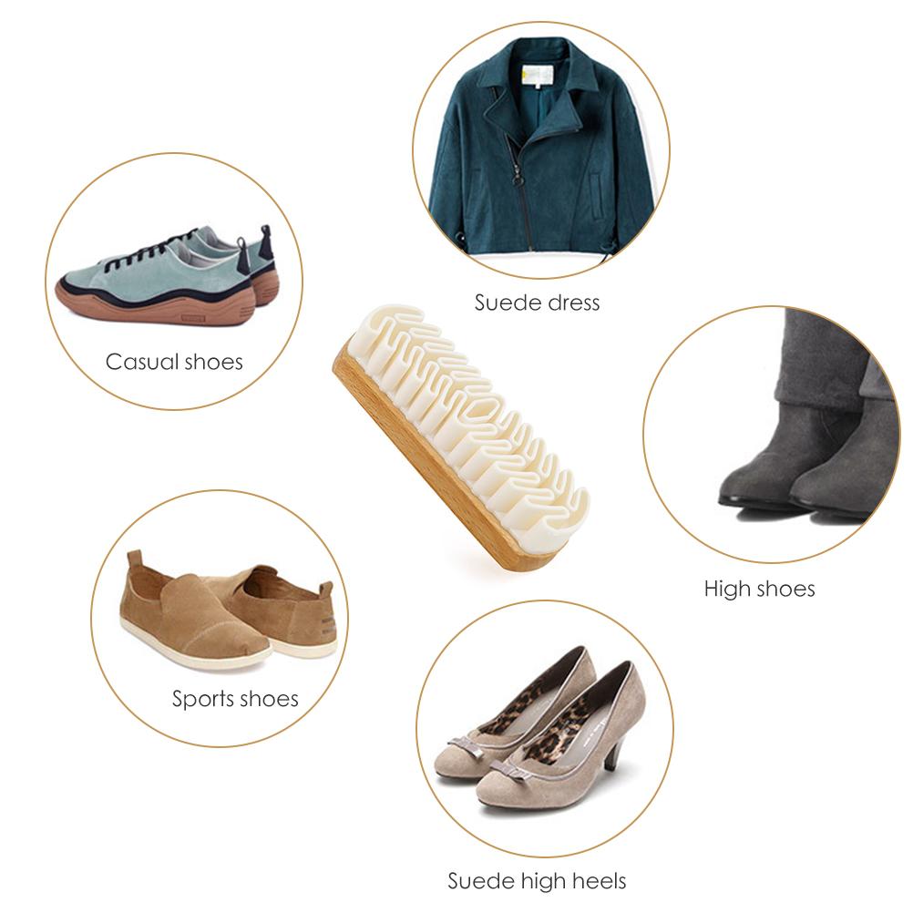 Leather Brush For Suede Boots Bags Scrubber Cleaner Household Cleaning Brush
