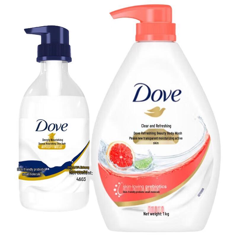 Dove Refreshing & Nourishing Shower Gel Combo