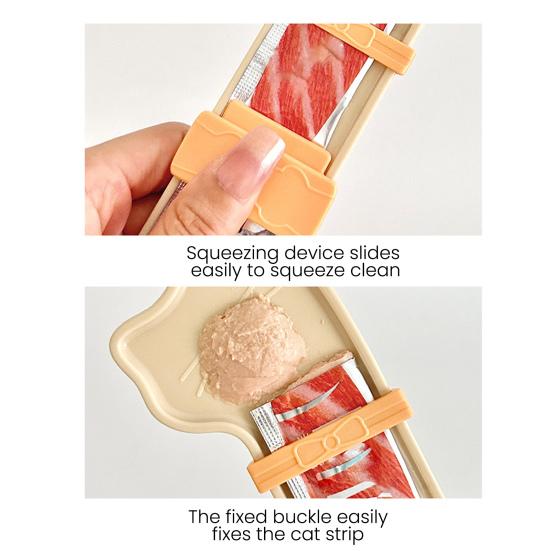 Cat Canned Spoon Feeder Cat Food Squeeze Spoon Cat Snack Dispenser Efficient Pet Feeding Tool for Wet Food Pastes