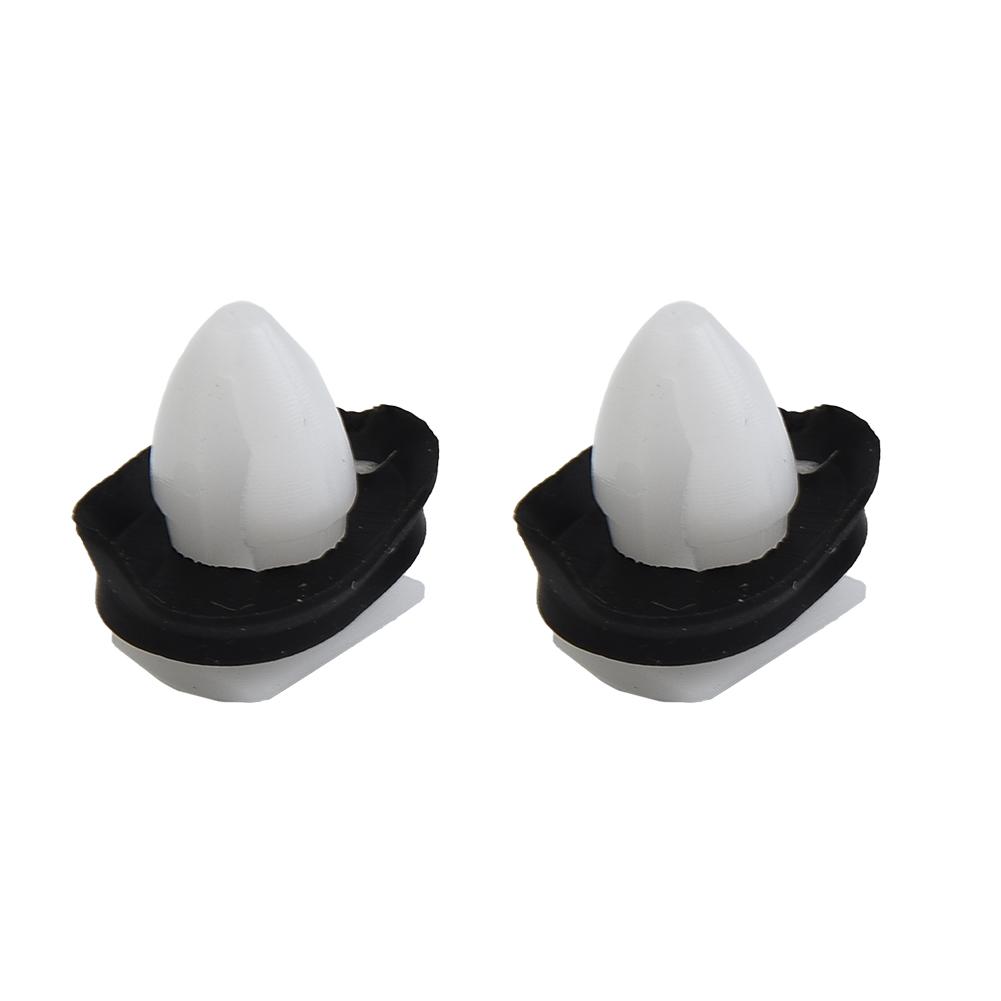 ForDucato Außenseitenform Massage Untere Türverkleidungsclips, Weiß + Schwarz