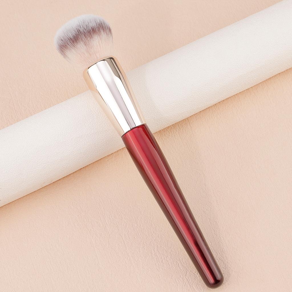 New single round head foundation brush, smudge brush, blush brush, loose powder brush, setting brush, high-gloss brush, multi-functional beauty tool