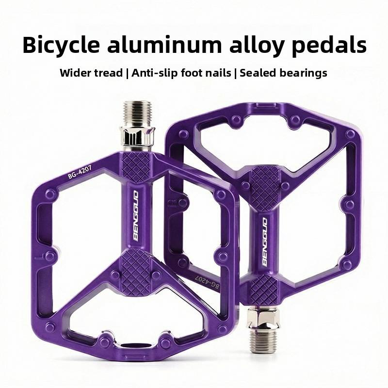 Fahrradpedale Aluminiumlegierung Mountainbike Rennrad Antirutsch Schnellspanner Doppellager