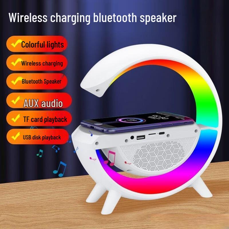 

Big G Multifunctional Desk Lamp & Bluetooth Speaker: High-End Bedside Night Light & Gift