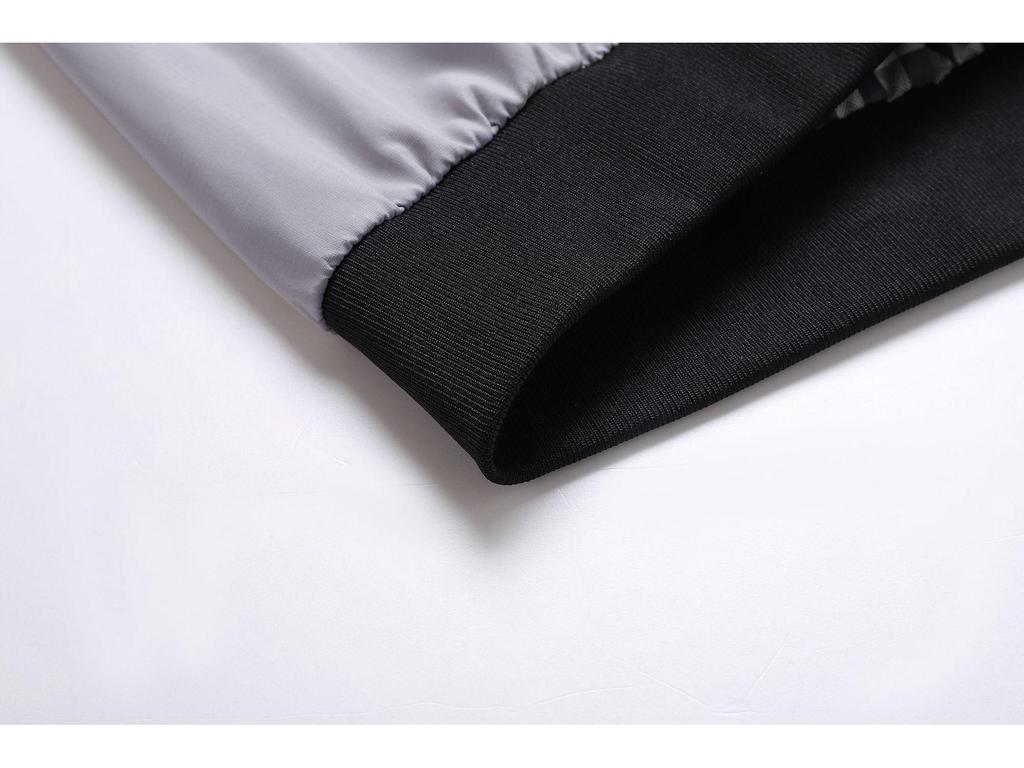 Men's Casual Lightweight Solid Color Jacket for Spring and Autumn - Plus Size Available