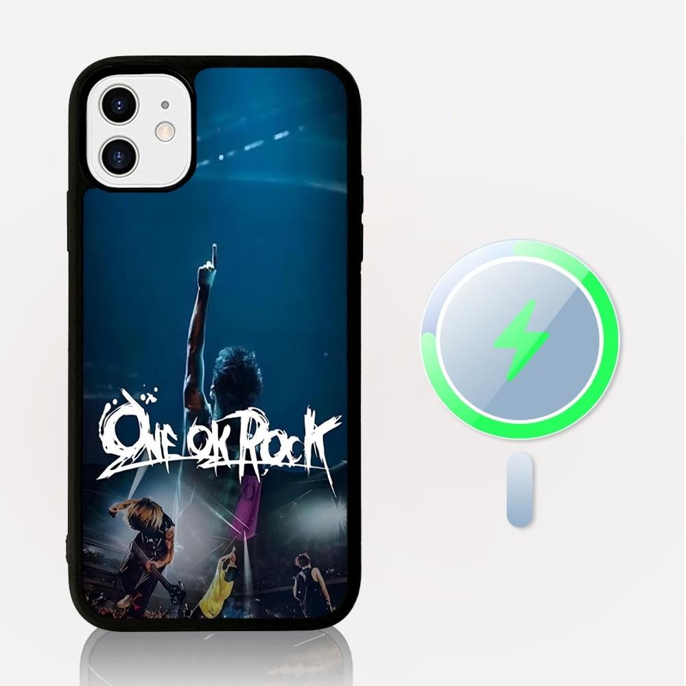 ONE OK ROCK Band Phone Case Magesafe Magnetic Wireless Charge Case For iPhone 16 11 12 13 14 15 Pro Max Plus Mini