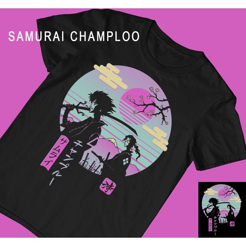 Samurai Champloo New T Shirt Sword Graveyard Anime Walk Mugen Jin Fuu Kasumi