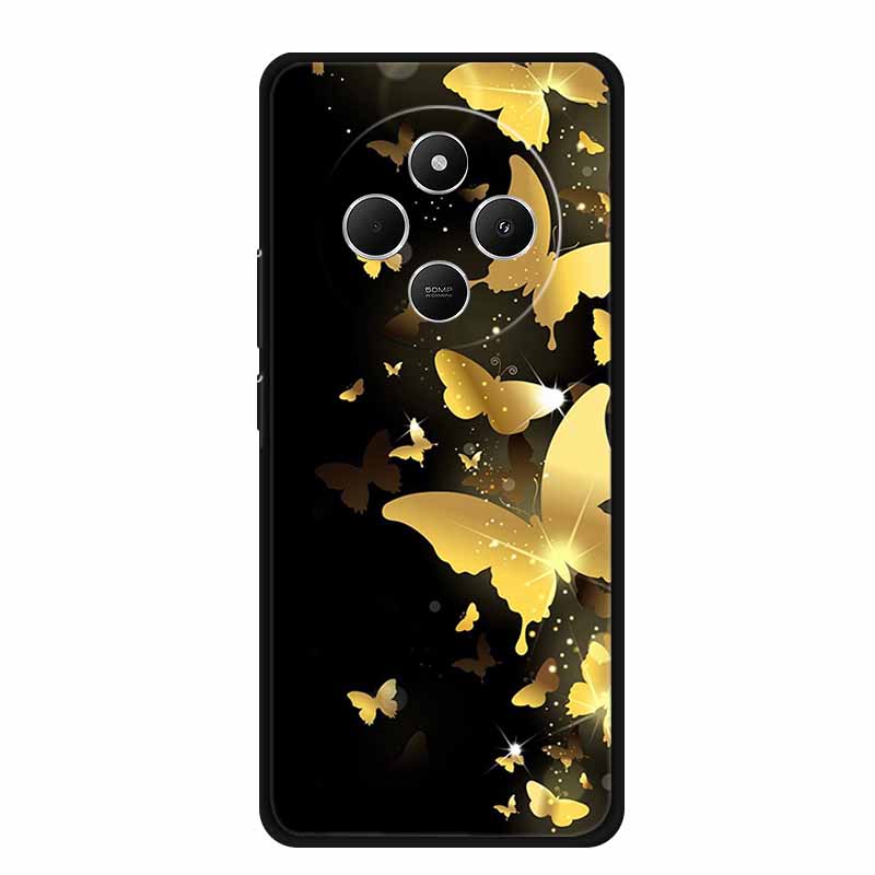 For Xiaomi Poco C75 Case PocoC75 Coque Black Silicone Soft Phone Case For Redmi 14C 14R A3 Pro Back Cover Case Redmi14C 14 C Bag