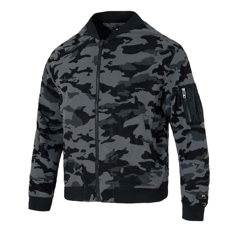 

Under Armour Fitness Training Knit Stand Collar Zip Long Sleeve Running Jacket Men jackets 6010983-001 S