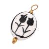 Handmade Ceramic Necklace Pendant, Star Fish Flower Charms with Golden Plated Findings, Ocean Theme Charms for DIY Earring Bracelet Jewelry Making