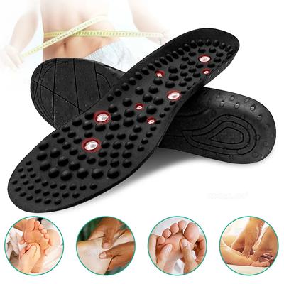 16 Stück Magnettherapie Einlegesohle Magnet Massage Akupressur Gesundheitskissen Schuheinlage Männer Frauen Entspannung Fußpflege Komfortsohle