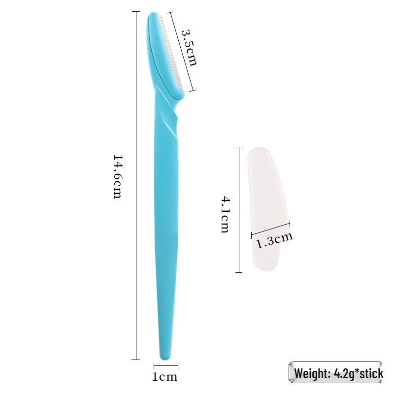 Beginner-Friendly Stainless Steel Eyebrow and Beard Shaper Razor