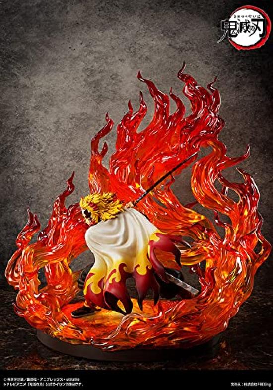 Demon Kimetsu no Yaiba Rengoku Anjuro Kompletní edice Měřítko Plastové Malované Kompletní Figurka Slayer 1/4