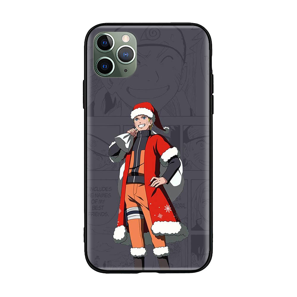 W-3 Naruto vánoční měkké pouzdro pro Samsung A04s A05s A10s A11 A12 A14 A15 A22 A23 A32 A50S M31 M51 M52 M53 A25 A30S A51 A52 A55 A70 A71 A72 S10 S9