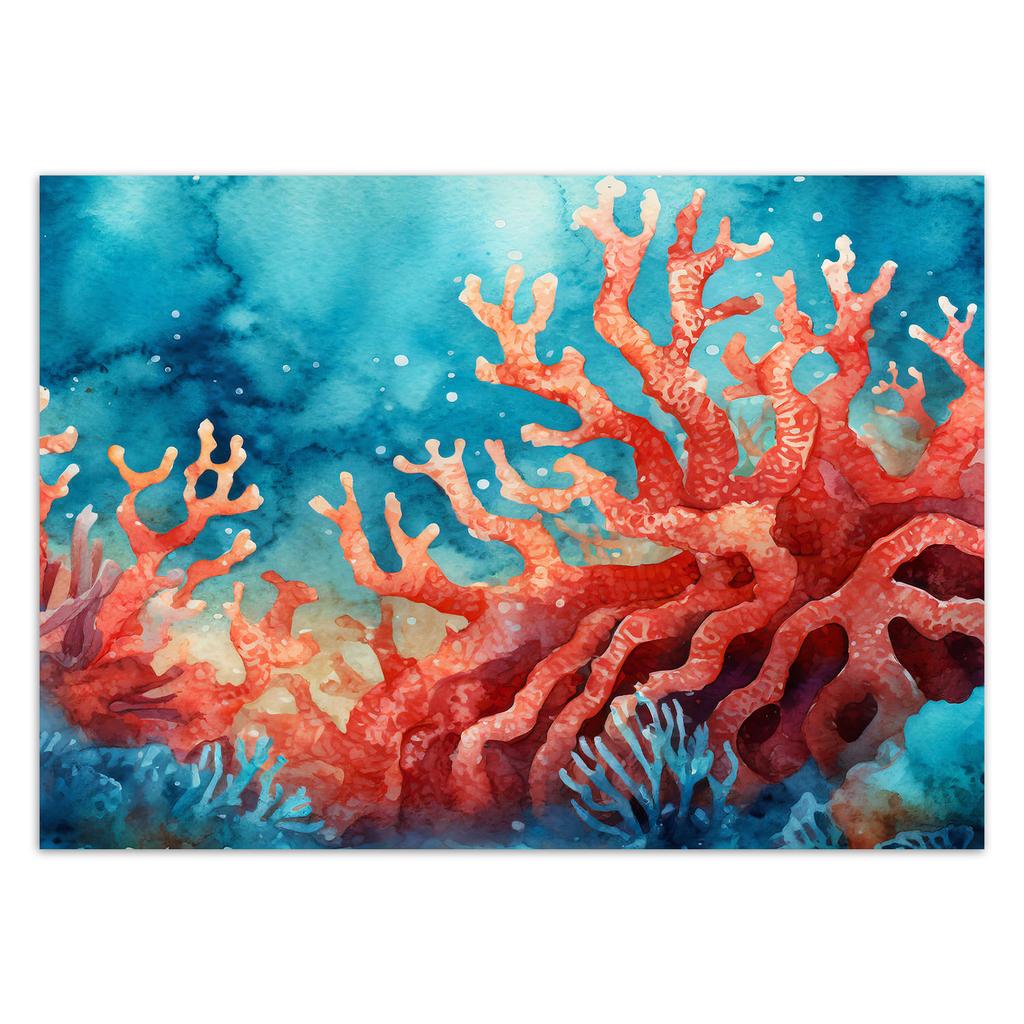 Wallpaper Colorful coral reef