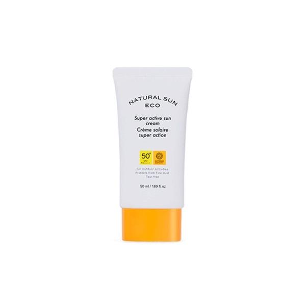 

[The FACE Shop] Натуральный солнцезащитный крем Super Active Sun Eco SPF50+ PA++++ 50 мл