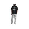 Nike Buchstabenlogo Bestickt Locker Geschnittenes T-Shirt Herren Oberteile Schwarz HJ2966-010