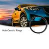 ACROPIX Hub Centering Car 73.mm -67.1mm Hub Centering Wheel Boacenter Black 4pcs