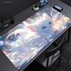Computer Mouse Pad Cute Cat Green Mousepad Company Deskmat Large Kawaii Mausepads Office Non-slip Mouse Mat XXL Big Table Mats