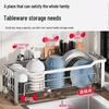 Yingbai Narrow Aluminum Countertop Dish Drying Rack