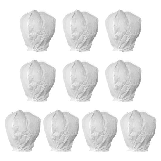 Yousheng 10 Pcs Paper Lanterns Large Chinese Lanterns To Write Messages Miniature Hot Air Balloons for Outdoor Events Celebrations