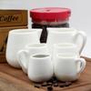 50/100/220ML Mini Ceramic Milk Jug Espresso Coffee Cream Jugs Kitchen Sauce Cup Serving Pitcher White Heat-resistant Milk Cup