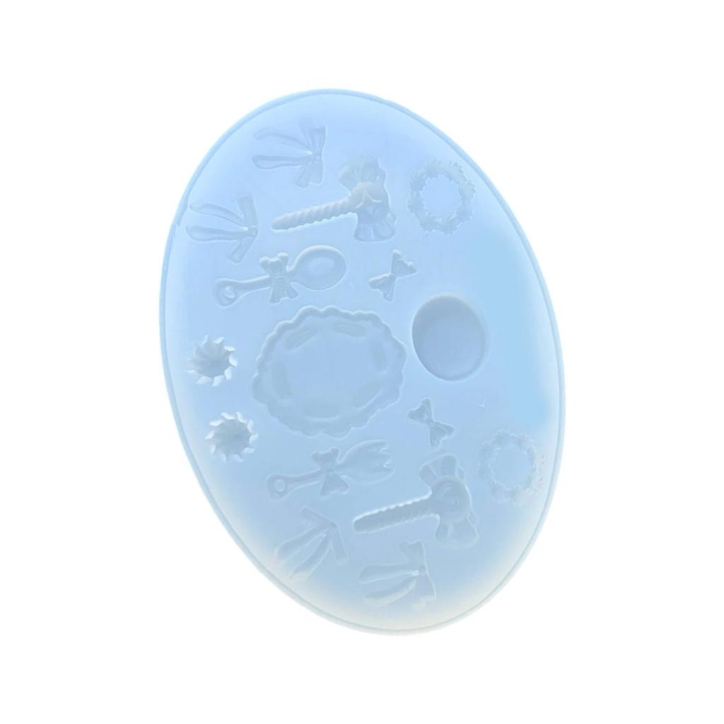 Premium Food Grade Silicone Resin Molds For Afternoon Tea Theme Miniature Crafts And DIY Decorations