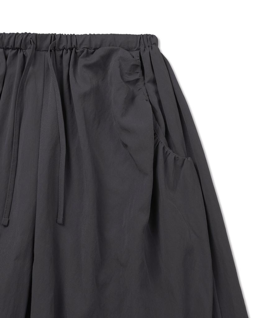 Michikoleondeonkosino Button Detail Shirred Pants Charcoal
