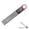 Angle Finder 360° Digital Display  Stainless Steel Portable Electronic Measuring Ruler for Wo