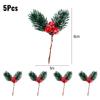 Artificial Pinecone Berry Pine Needle Branch Christmas Simulation Plant DIY Garland Gift Decoration Christmas Party Decoration