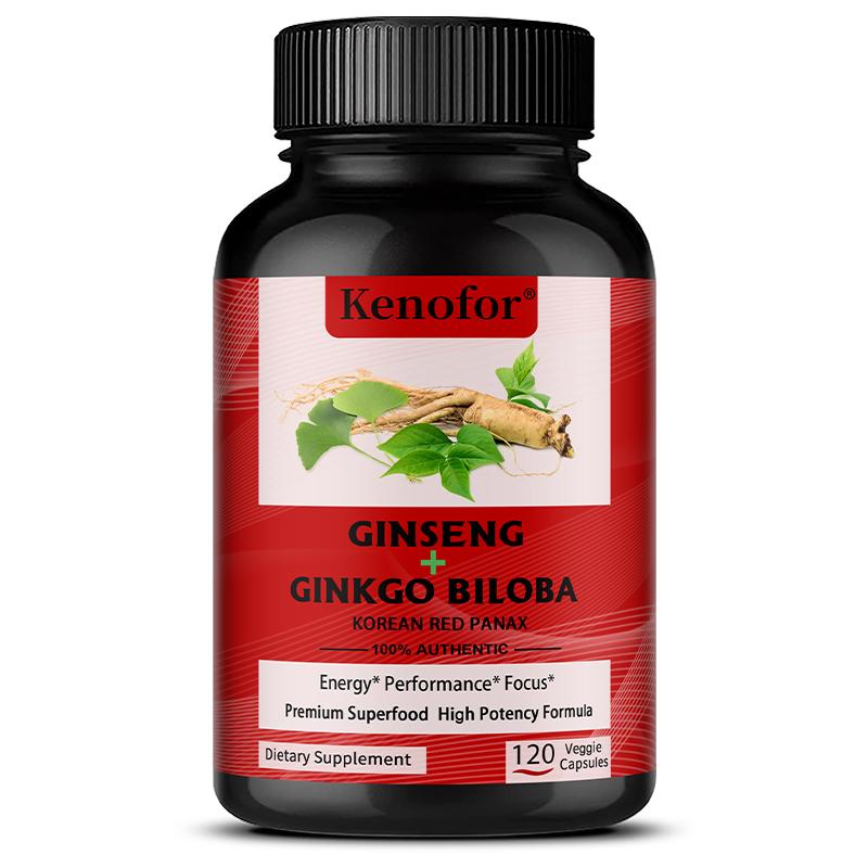 Ginkgo Biloba Leaves Complex 160 Mg Dietary Supplement, 120 Capsules Per Bottle 120 Capsules