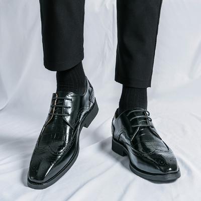 Brock Britisch-Koreanische Version High-End Anzugschuhe Hochzeits-Kleine Lederschuhe Herren Business Formelle Kleidung Trendige Herrenschuhe