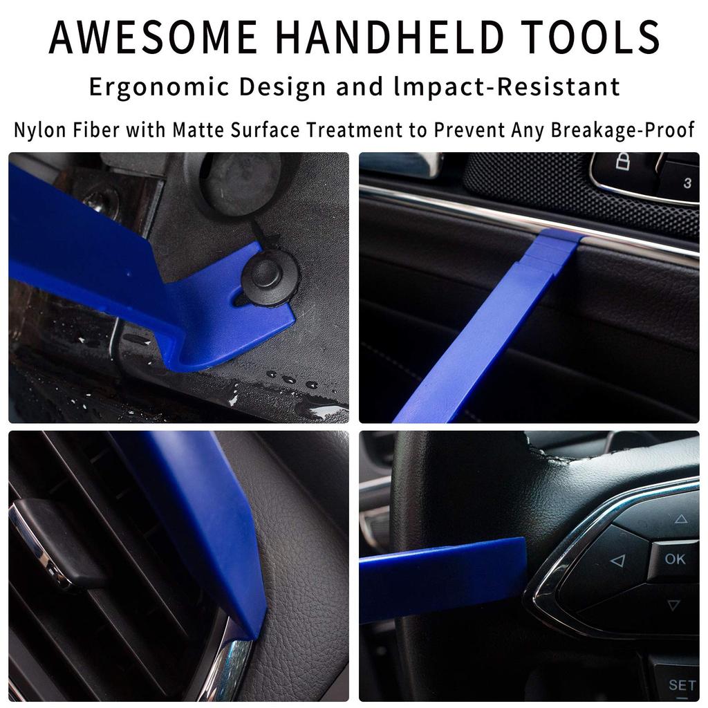 Wetado Interior Peel Off Interior Peel Off Set, Panel Removal, Clip Clamp Tool, Peel