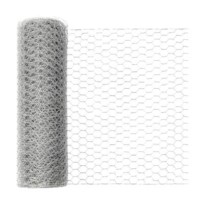 Easy To Cut and Install DIY Galvanized Hexagonal Wire Fence Roll Ideal for Small Animal Enclosures Like Poultry and Pet for Home or Farm Use