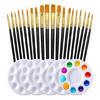10 Pcs Watercolor Paint Brushes Set Nylon Hair Painting Brush Art Tool Drawing and Art Supplies For Creative Projects