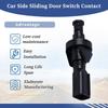 Car Custom Sliding Door Switch For Ford Transit Mk6 Mk7 Mk8 1945514 Plastic Black 1945514 Wear-Resistant Sliding Door Switch