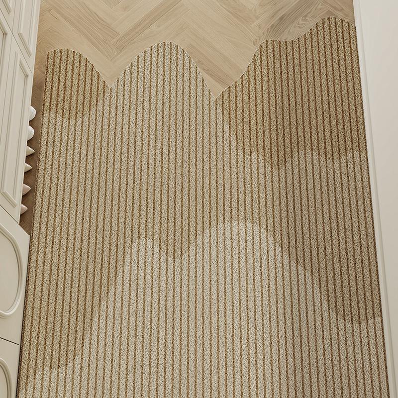 Simple Style Entrance Door Mat Customizable Home Use Mud Scraper Dirt Resistant Cuttable Cloud Shape Rectangular PVC Mat