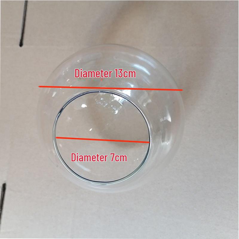 Magic Bean Milky White Glass Ceiling Lamp Shade for Restaurants and Living Rooms Chandelier