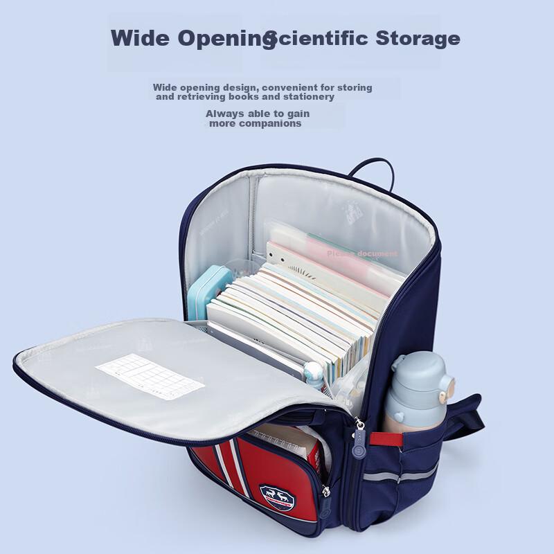 Dijiuchengbao Primary School Backpack for Grades 1-3, Lightweight Spine-Protecting Children's Backpack
