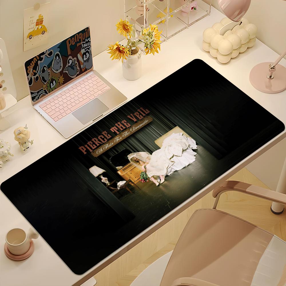 Band PPierce The Veil Mouse Pad Desk Mat Large Nonslip Antifray Keyboard Ergonomic Office Rubber PC Home Custom