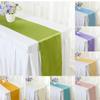 5PCS 30X275cm Wedding Satin Table Runner Party Supply Christmas Home Dining Luxury Table Decoration