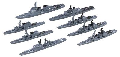 Fujimi Model 1/3000 Collectible Warship Series No. 35 Japan Maritime Self-Defense Force 2nd Escort Flotilla (1998) Plastic Model Warship 35