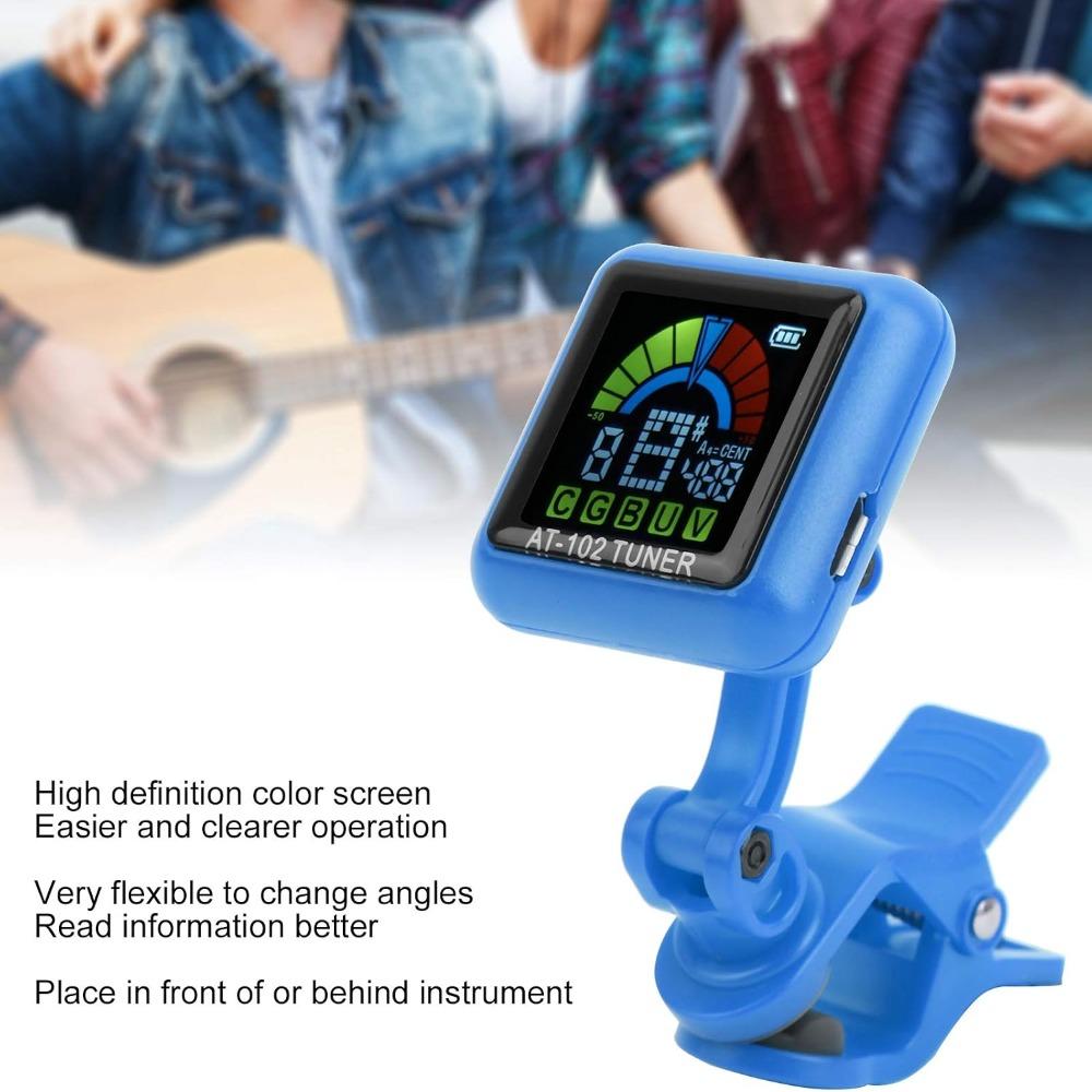 Clip On Design Clip On Tuner Chromatic Tuning Violin Tuner Precision Guitar Tuner Guitar Ukulele