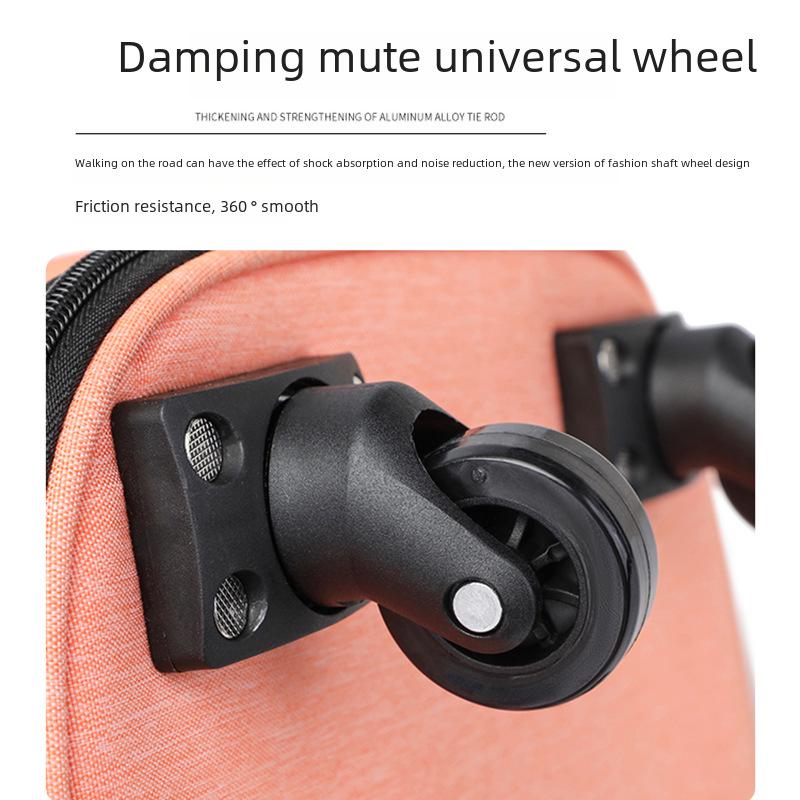 Tragbarer Haustier-Trolley-Rucksack für Katzen und Hunde