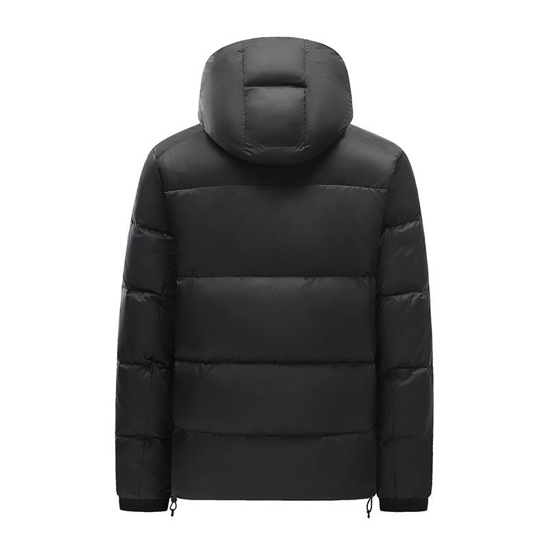 Men's Winter White Duck Down Jacket: Trendy, Thickened, Warm, Fashionable, Unisex