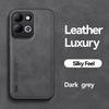 KEYSION Luxury Retro PU Leather Phone Case for Redmi 17 5G Soft Silicone+PC Shockproof Phone Cover for Xiaomi Redmi 17 4G 5G