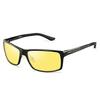 Polarized Sports Sunglasses for Night Day and Night Yellow UV400 UV Design [SOXICK] Men's Driving, Use, Lens, Protection, Ultra-Lightweight, Black,